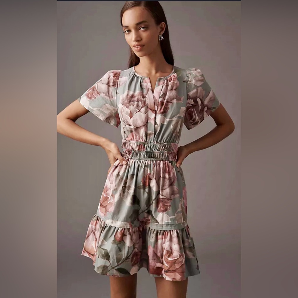 NWOT Loverly Grey x Anthropologie: The Somerset Mini Dress